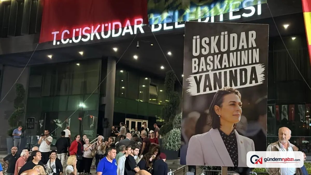 Üsküdar Belediyesi'nde seçim öncesi miting düzenlendi
