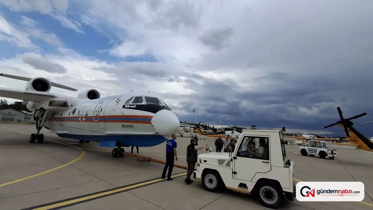 Rus Be-200ÇS uçakları Türkiye'deki yangın görevini tamamladı