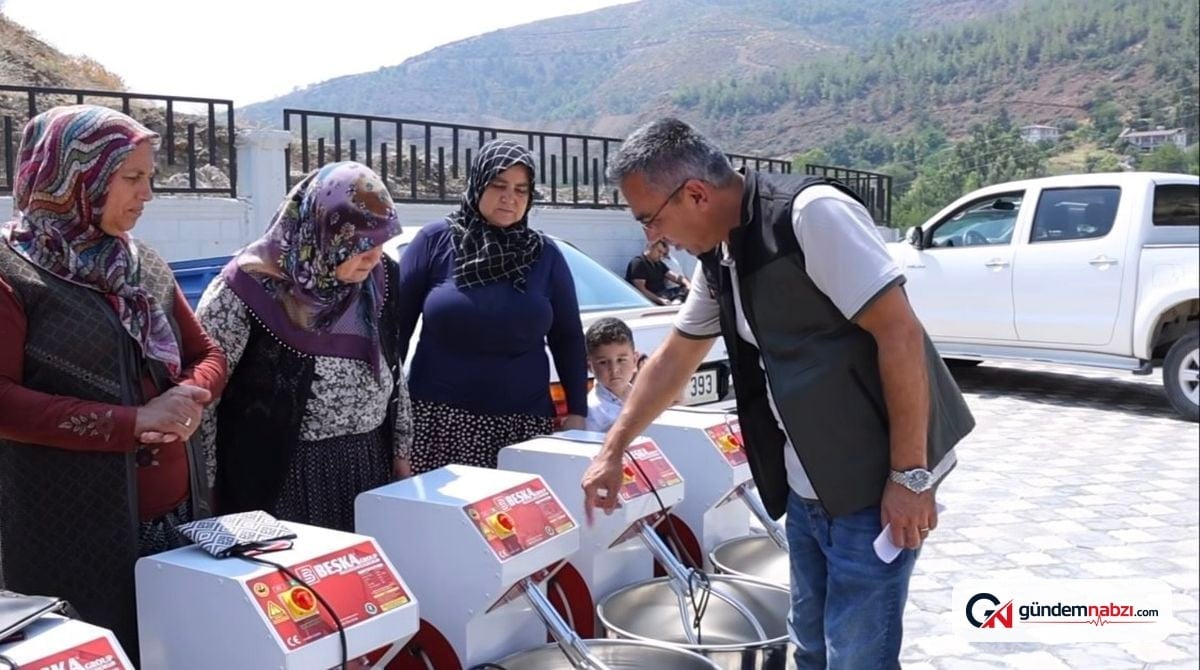 Hatay'da ORKÖY projesi ile 67 aileye 2,2 milyon TL makine desteği