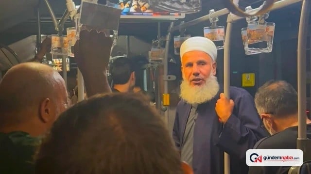 İstanbul'da metrobüste tebliğ tartışması çıktı