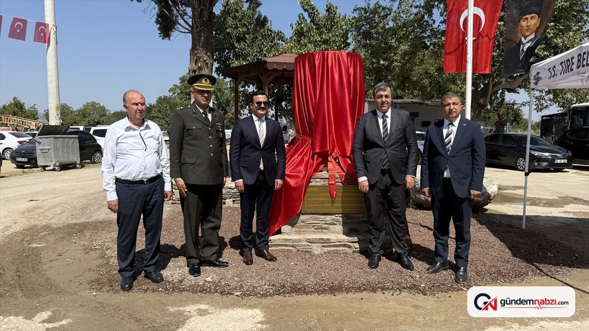 İzmir'in Tire ilçesinde İlk Kurşun Anıtı açıldı