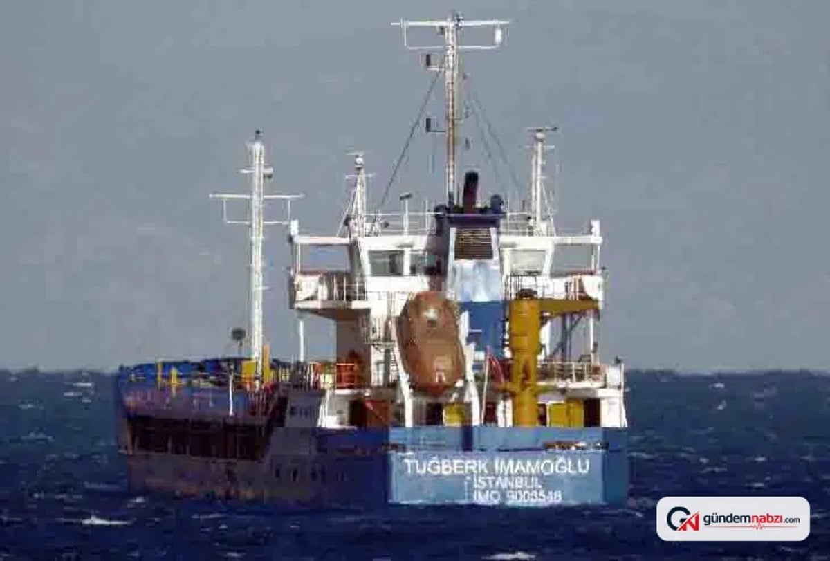 Marmara Denizi'nde batan Tuğberk İmamoğlu gemisinin enkazına ulaşıldı