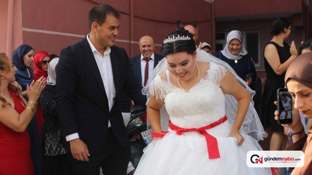 Tekirdağ'da özel gereksinimli Esmanur'un gelinlik giyme hayali gerçek oldu