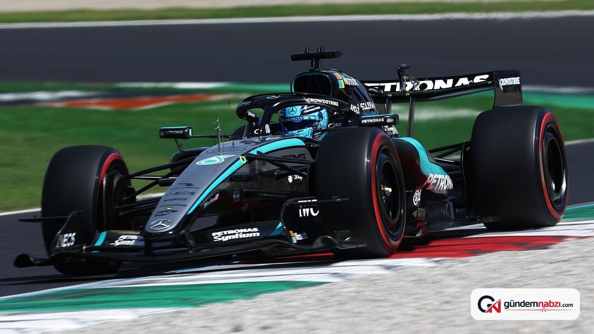 Monza'da son antrenmanda Russell lider
