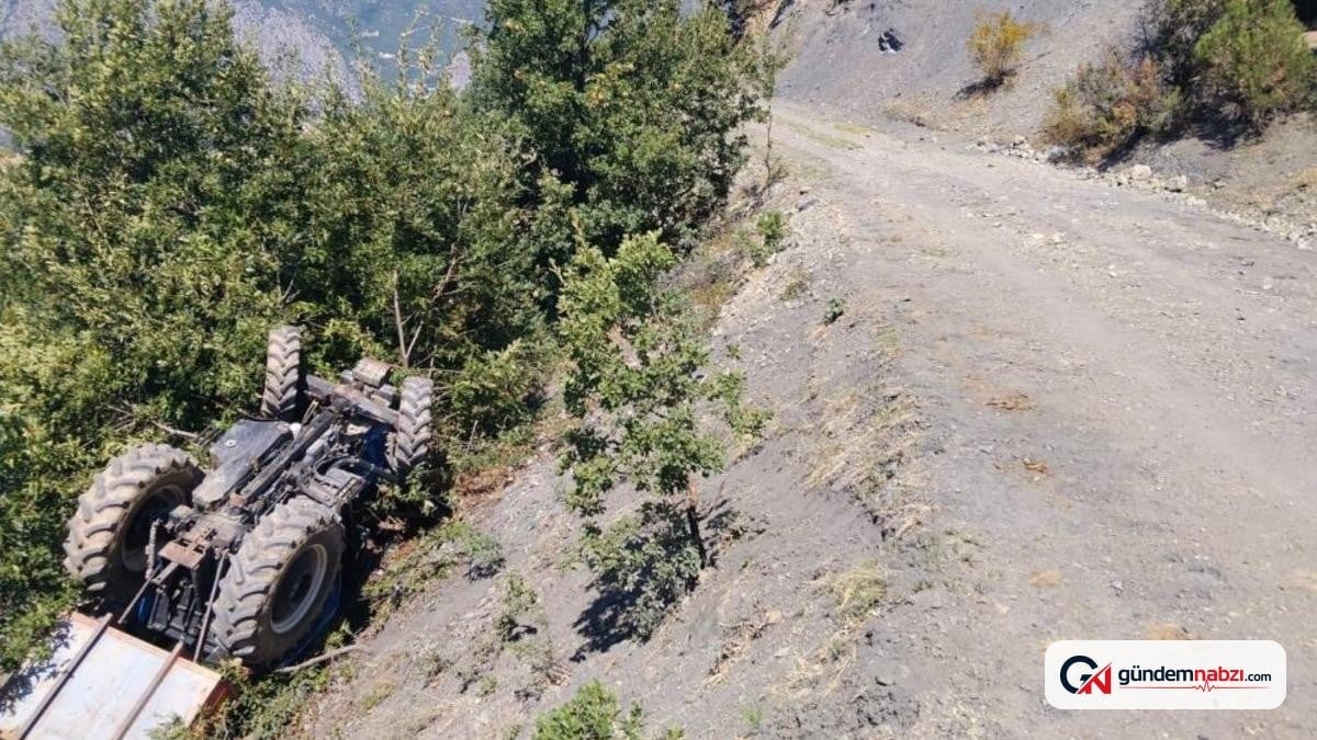 Amasya Karaçavuş'ta traktör devrildi: 1 ölü, 3 yaralı