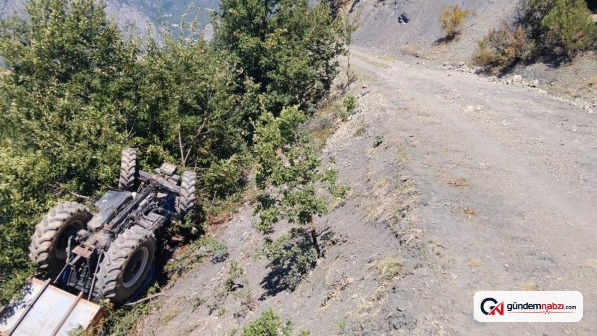 Amasya Karaçavuş'ta traktör devrildi: 1 ölü, 3 yaralı