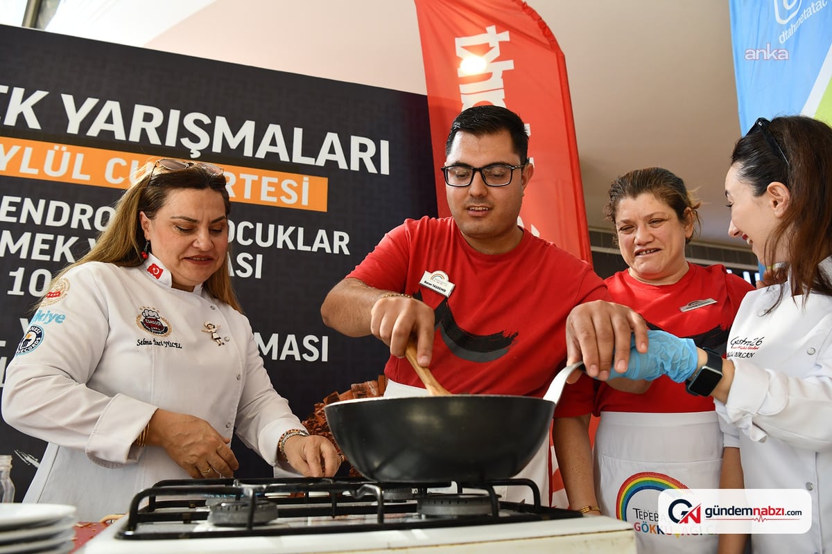 Eskişehir'de down sendromlu bireyler yemek yarışmasında buluştu