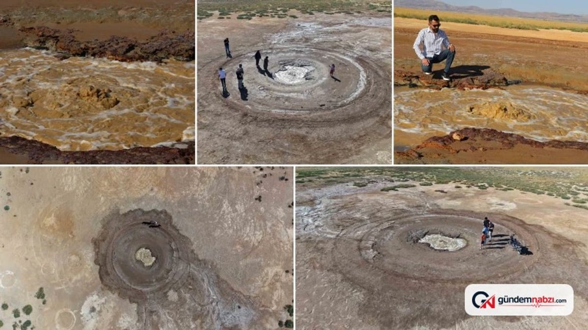 Aksaray'daki 60 yıllık gayzer doğanın görsel şöleni sunuyor