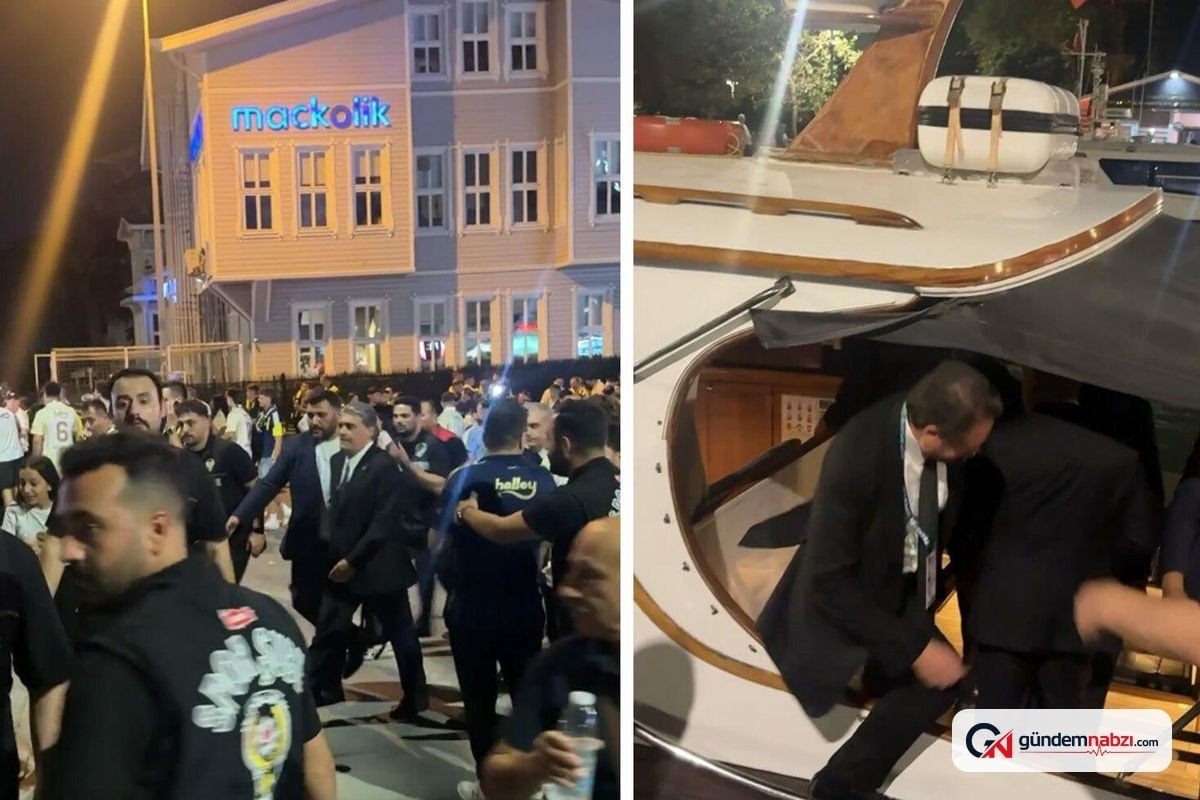 Serdal Adalı derbi galibiyeti sonrası tekneyle düğüne gitti