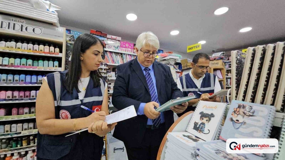 Hatay'da kırtasiye ürünlerine yönelik denetimler sürüyor