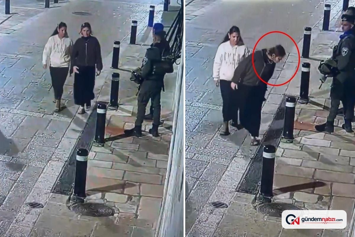 Kudüs'te Manastır önünde yere tüküren kadının peşine polis düştü