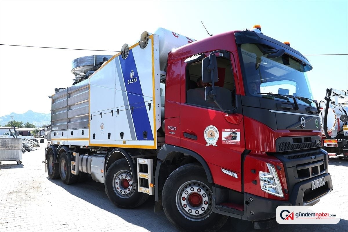 Tokat'a Samsun'dan kombine kanalizasyon aracı desteği