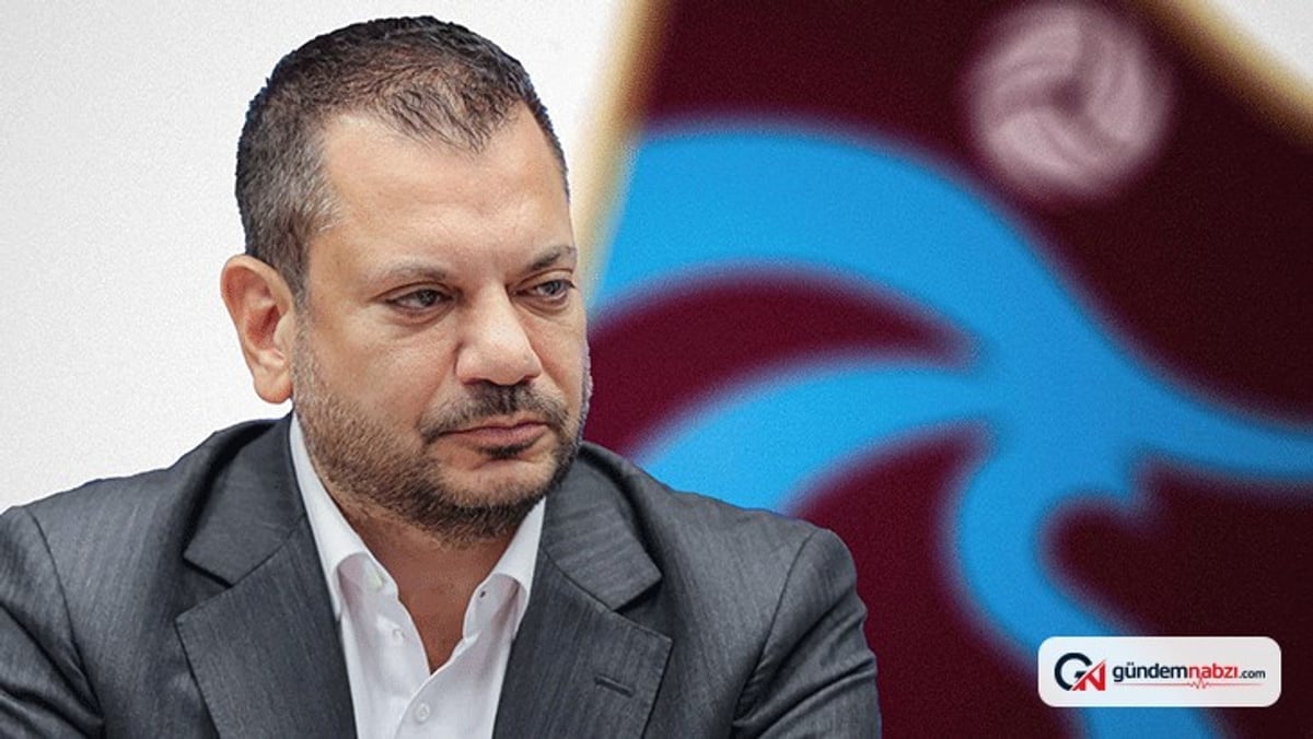 Trabzonspor Başkanı Ertuğrul Doğan'dan maç öncesi hakem açıklaması