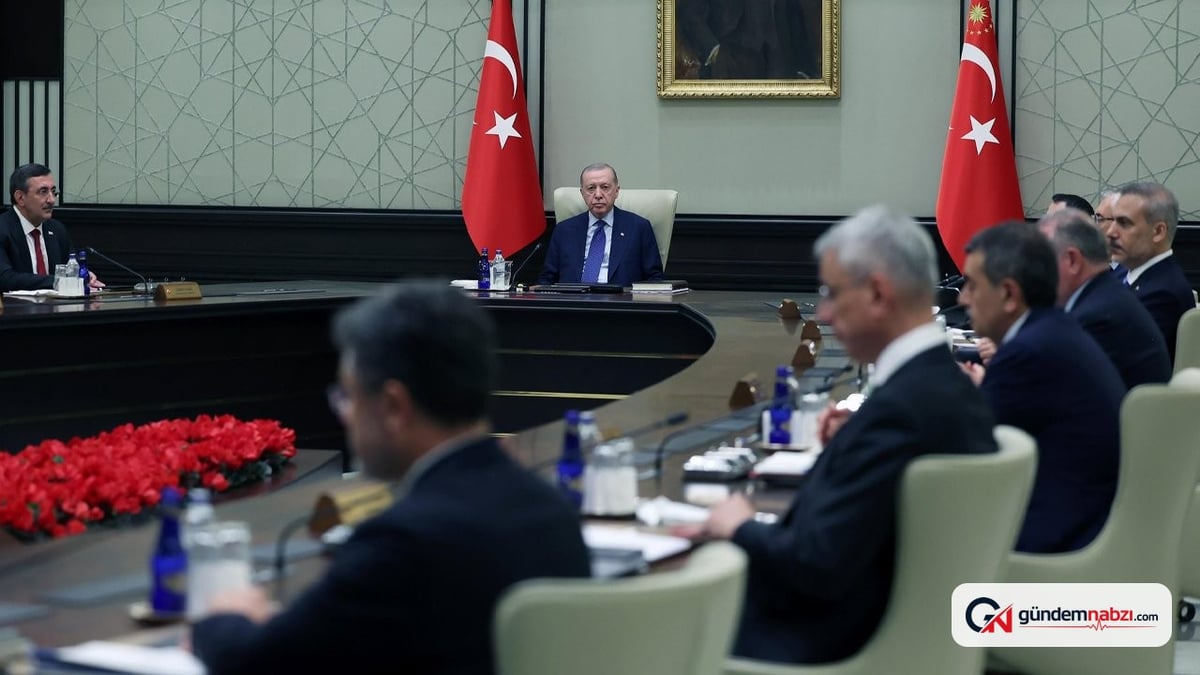 Kabine Beştepe'de toplandı, Terörsüz Türkiye süreci masaya yatırıldı