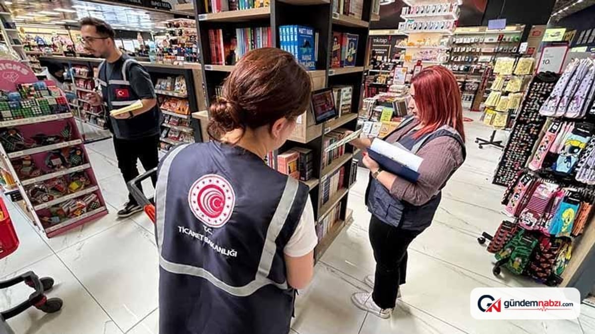 Bursa'da kırtasiye ürünlerine denetim yoğunlaştı