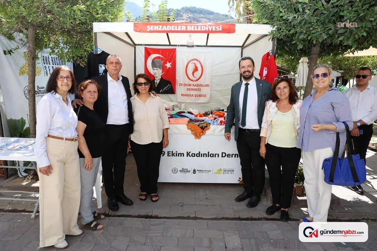Manisa Bağ Bozumu Şenlikleri'nde kadın emeği ve gastronomi stantlarına yoğun ilgi