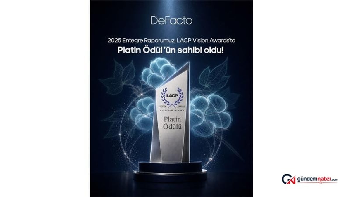 DeFacto, 2025 Entegre Raporu ile Platin Ödül kazandı
