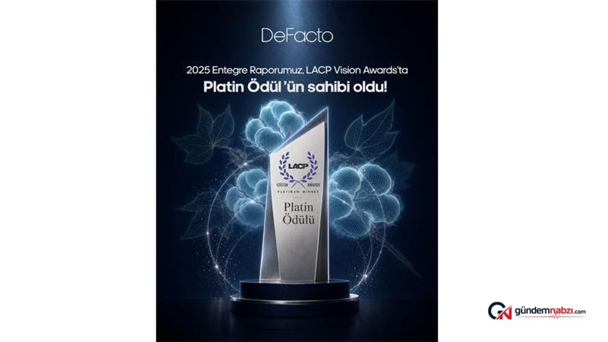 DeFacto, 2025 Entegre Raporu ile Platin Ödül kazandı
