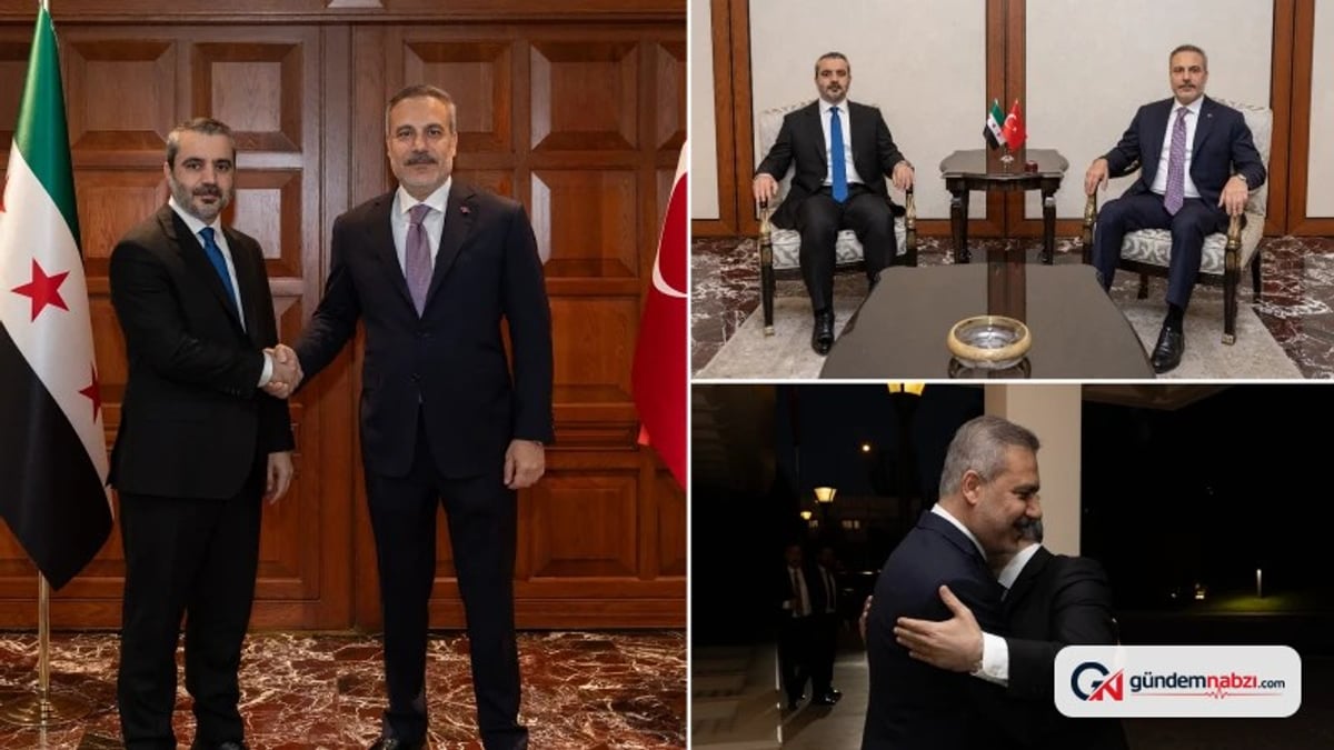 Fidan, Suriyeli mevkidaşı Şeybani ile Ankara'da görüştü