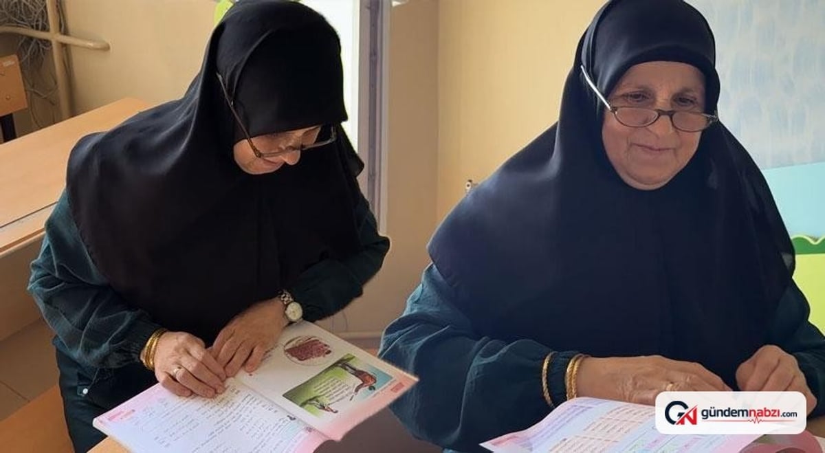 Tekirdağ'da babası okutmadı, 61 yaşında okuma yazma öğrendi