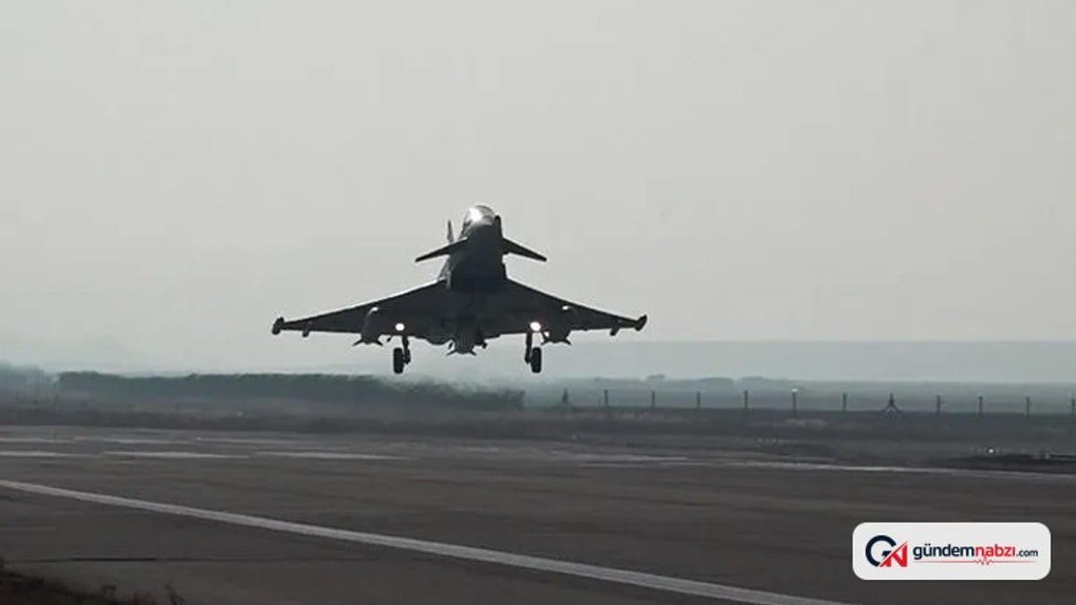Eurofighter pilotları uçuş eğitimine geçti