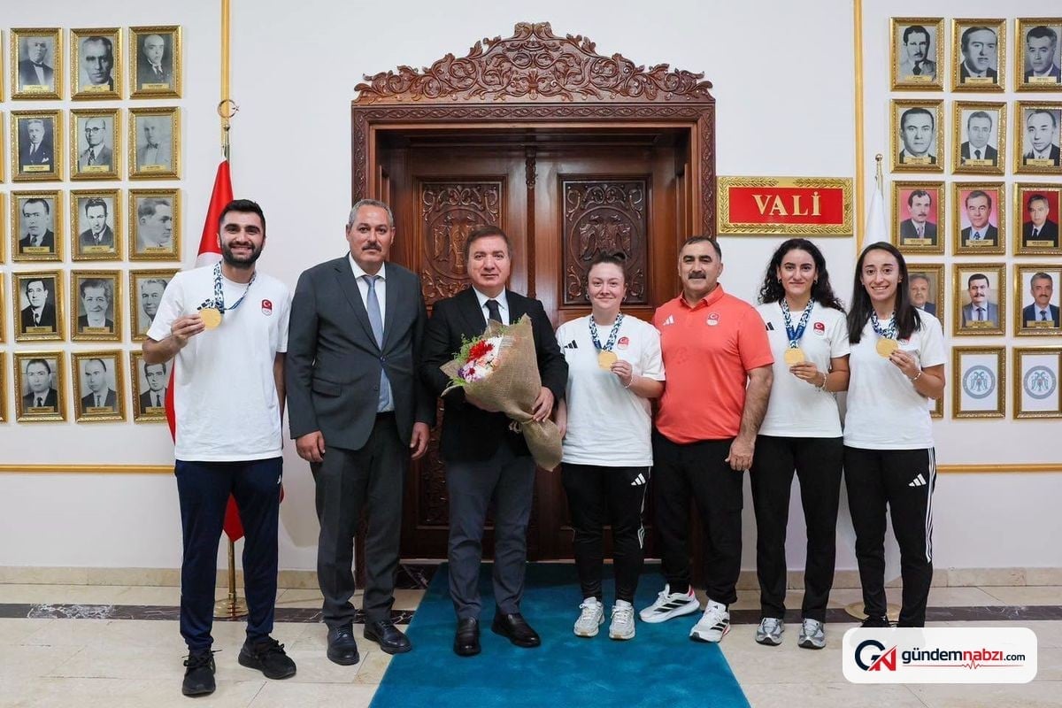 Erzincanlı sporcular Akdeniz Oyunları'nda 5 altın madalya kazandı