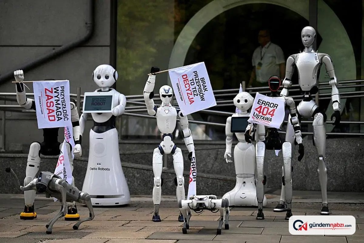 Polonya'da yapay zekâ ve robot protestosu düzenlendi