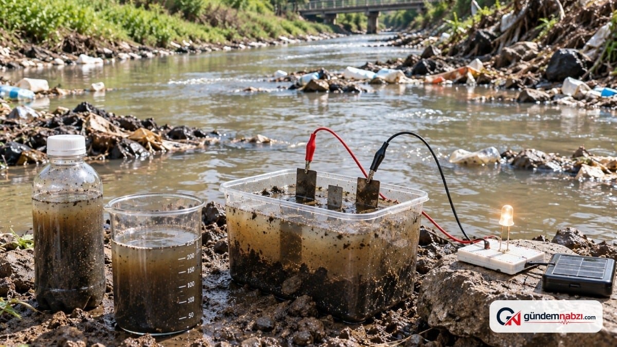 İlkokul öğrencisi kirli sudan elektrik üretti