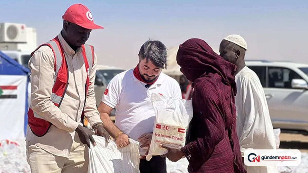 Türk Kızılay'dan Sudan'da bin aileye gıda desteği