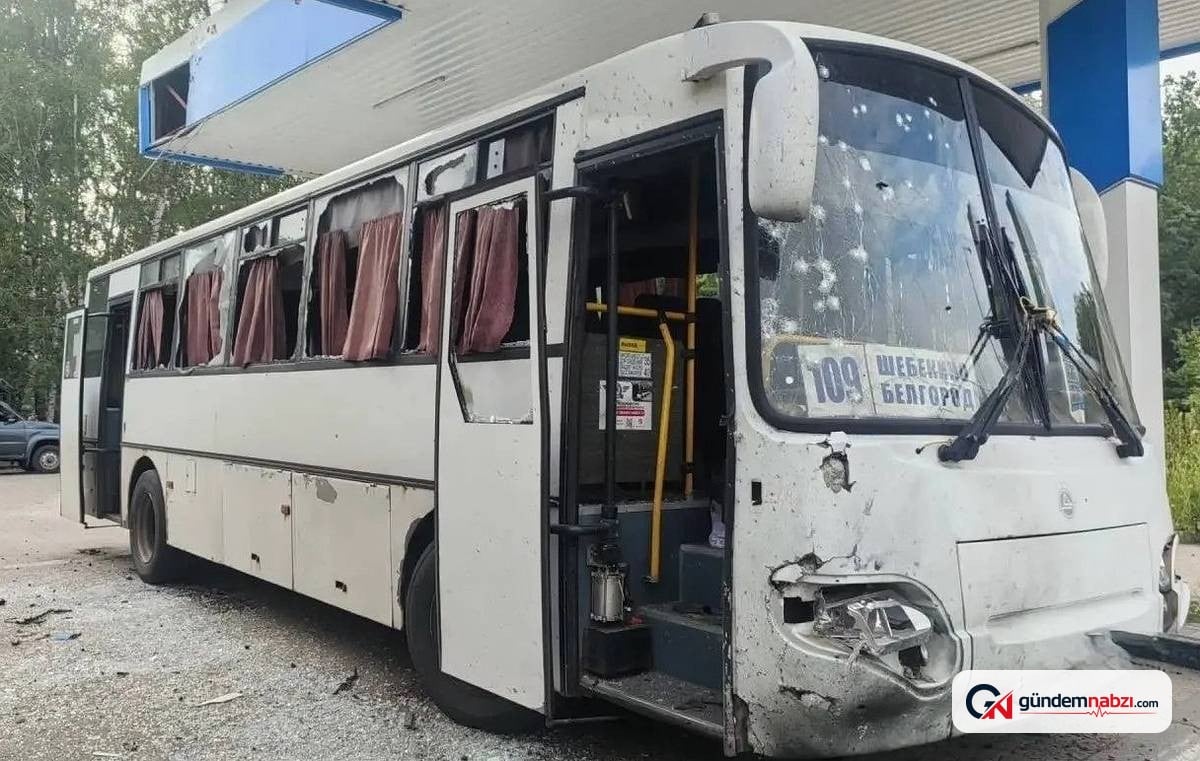 Rusya'nın Belgorod bölgesinde otobüse dron saldırısı: 19 yaralı