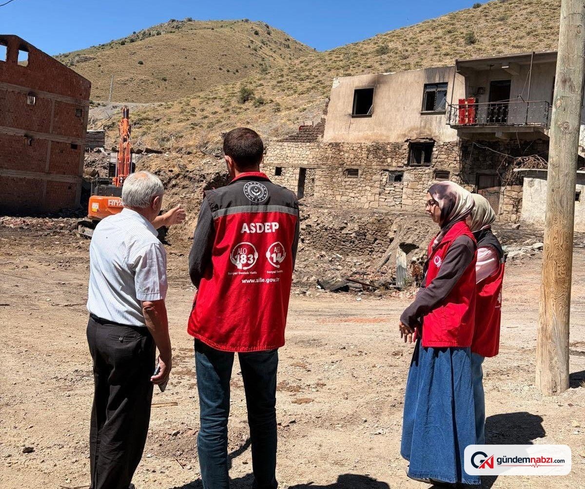 Yangından etkilenen ailelere psikososyal destek