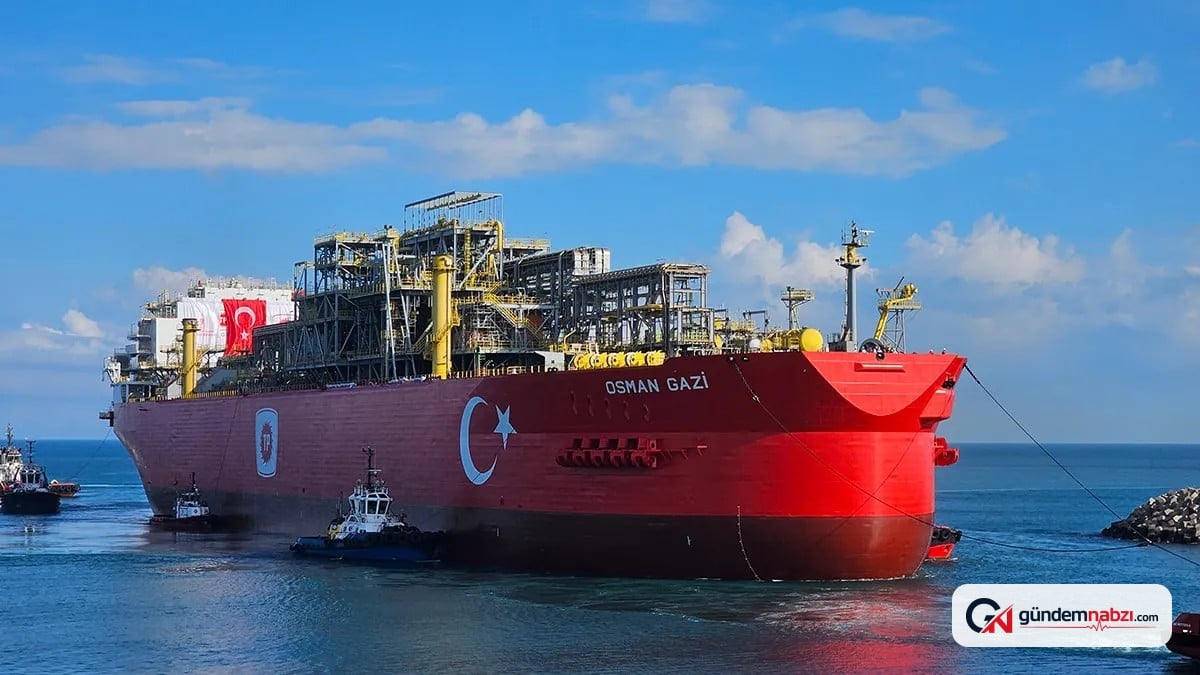 Osman Gazi platformu Sakarya Gaz Sahası'na geçiyor