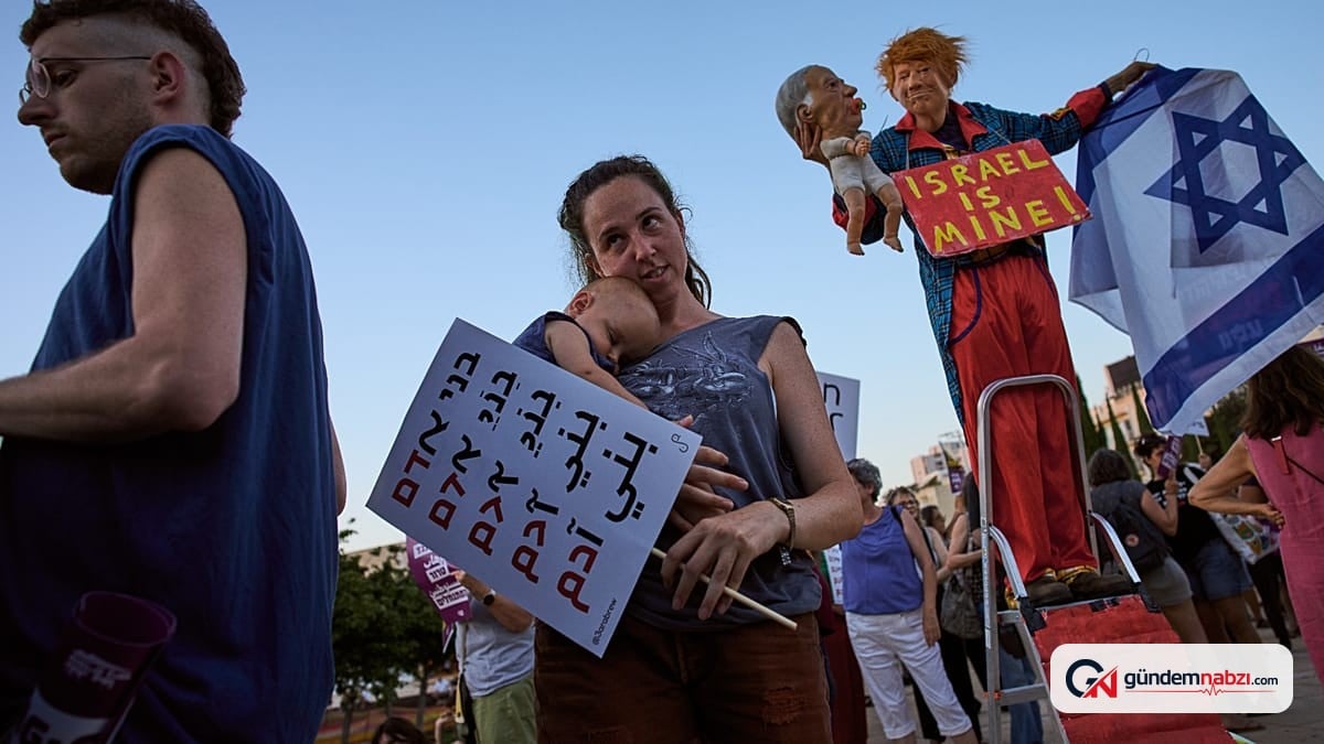 Tel Aviv'de protesto: Batı Şeria'daki şiddete karşı yürüyüş