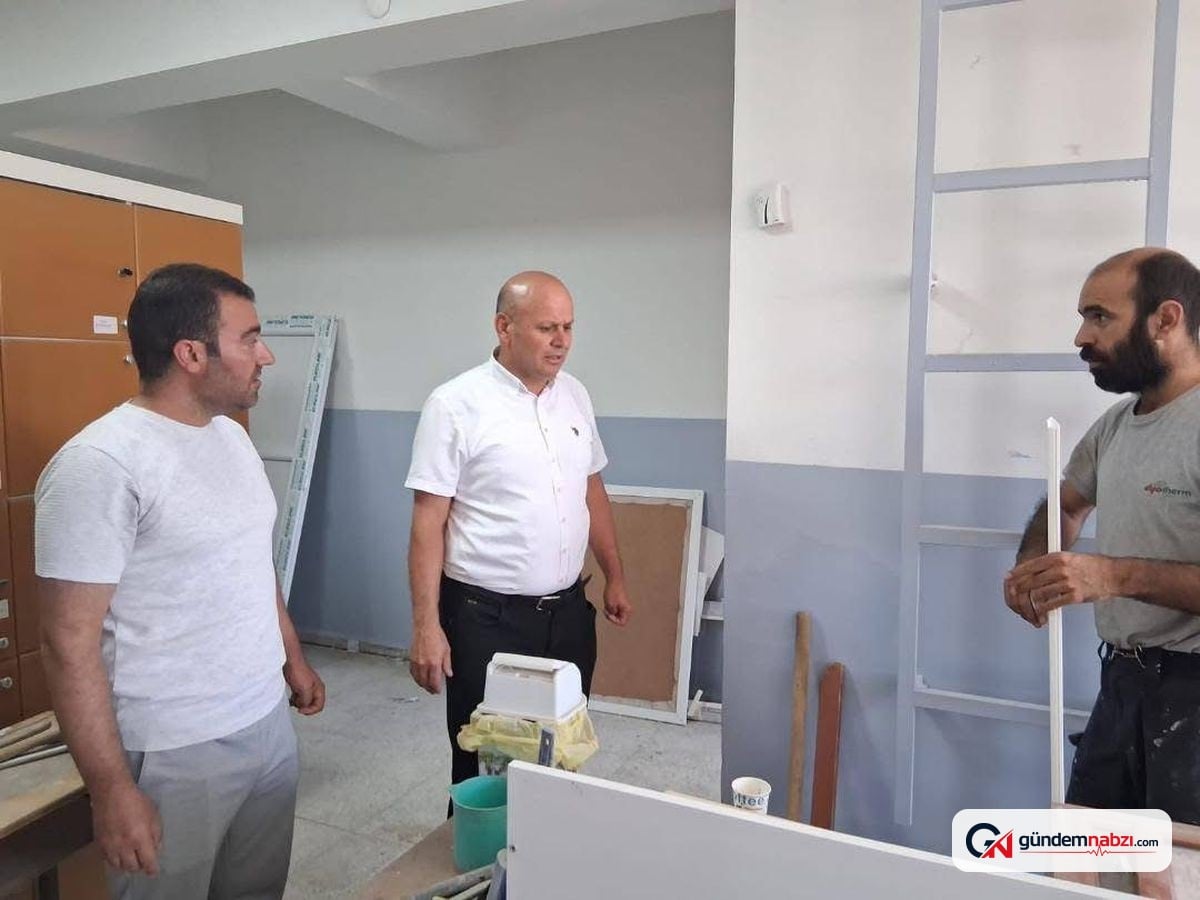 Çermik'te okullar 2026-2027 eğitim yılına hazırlanıyor