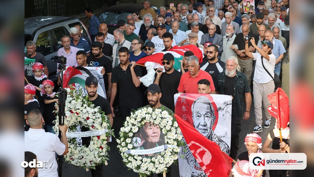 Filistin için savaşan Japon Kızıl Ordu üyesi Beyrut'ta defnedildi