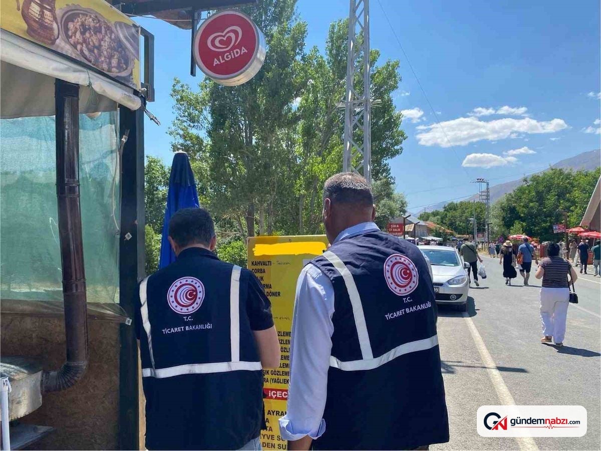 Tunceli'de turistik işletmelere denetim: 6 firmaya ceza