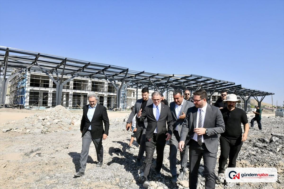 Van Valisi Balcı'dan devam eden yatırımlara inceleme