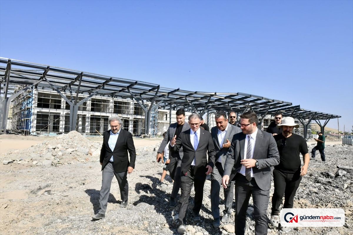 Van Valisi Balcı'dan devam eden yatırımlara inceleme