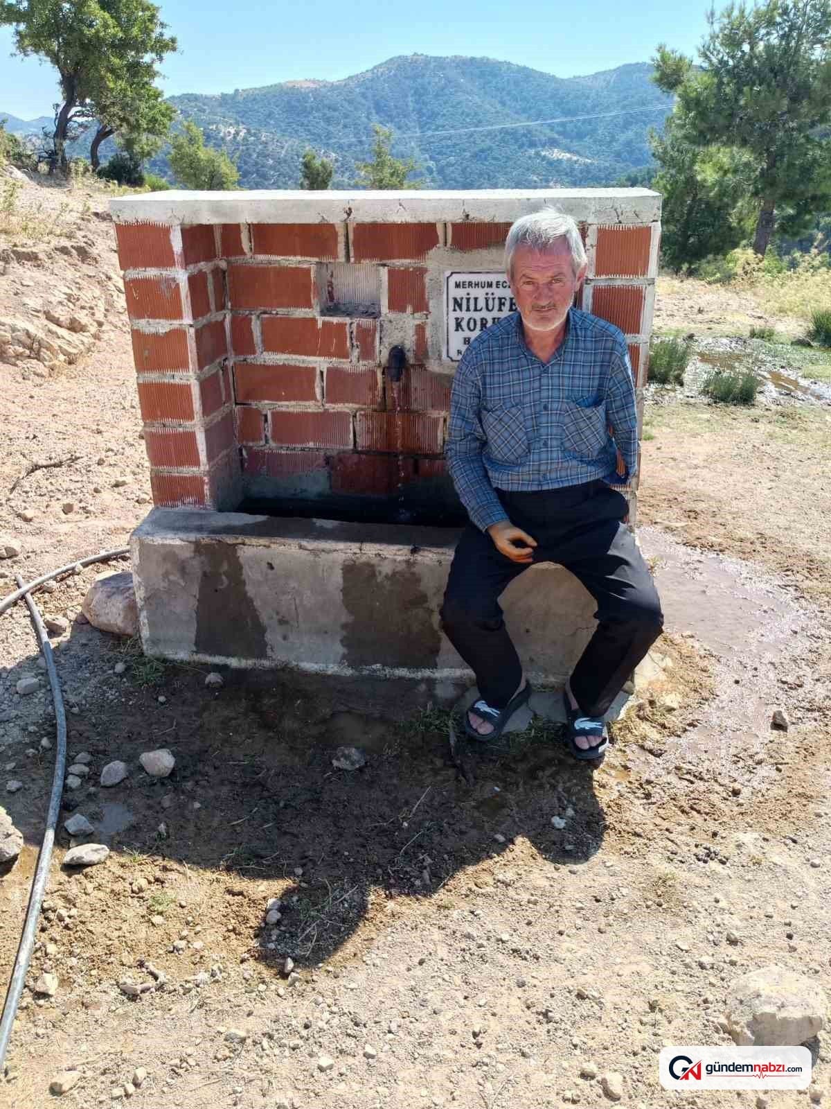 Doğup büyüdüğü köyüne 8 çeşme yaptırdı