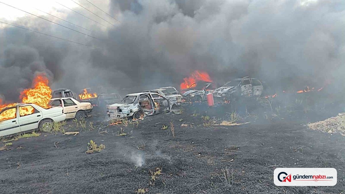 Hurdalığa sıçrayan yangında maddi hasar oluştu