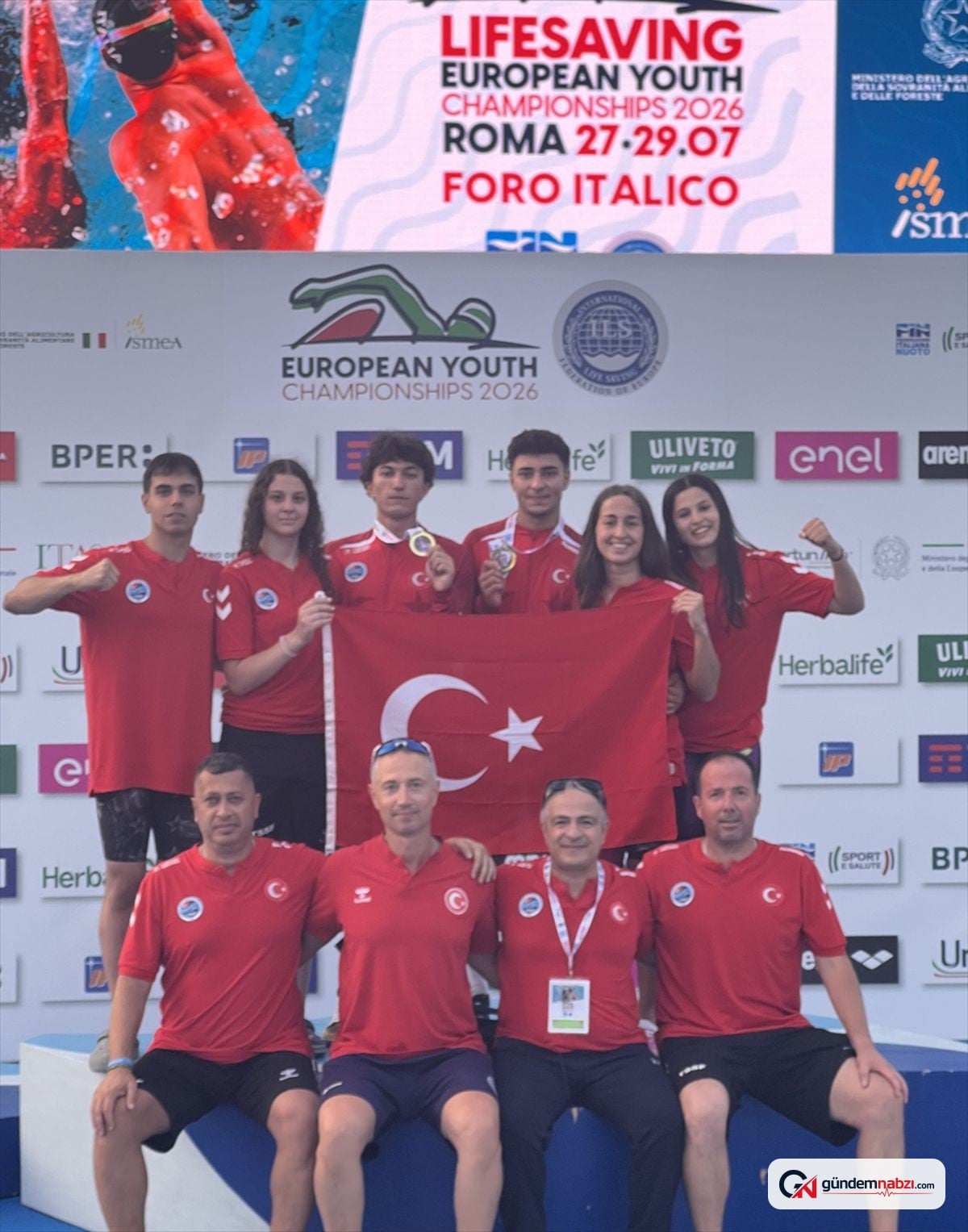 Sportif cankurtarma havuz branşı Erkek Milli Takımı, Avrupa şampiyonu oldu