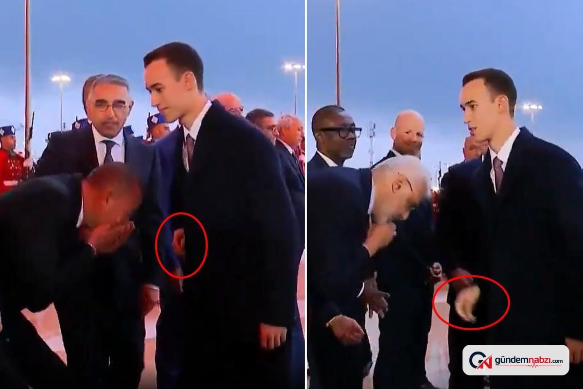 Fas veliaht prensi elini öptürmüyor, tokalaşıyor
