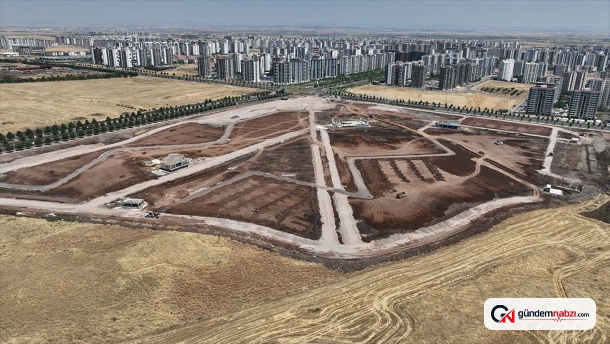 Diyarbakır'da Mezopotamya kent parkı'nın yapımı devam ediyor
