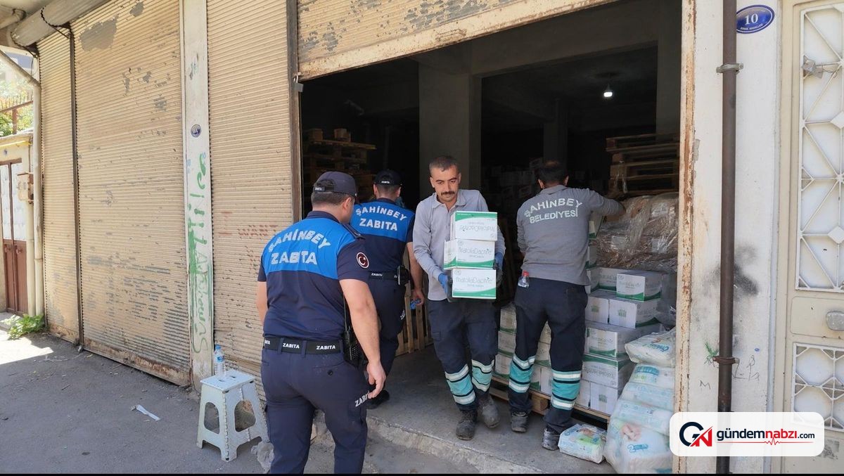 Gaziantep'te zabıtadan skandal ürün operasyonu: 600 paket sabun ele geçirildi