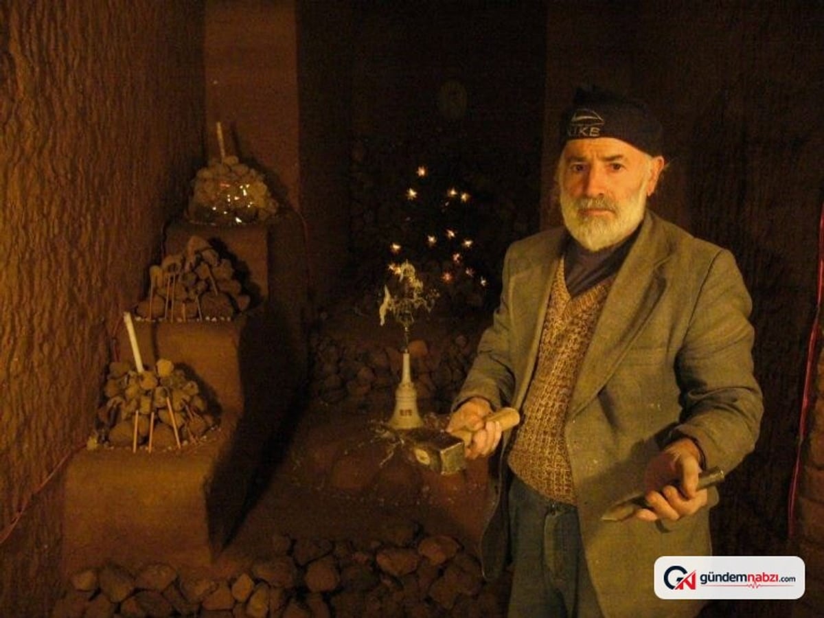 Patates için başlayan hikaye: Evinin altında devasa labirent