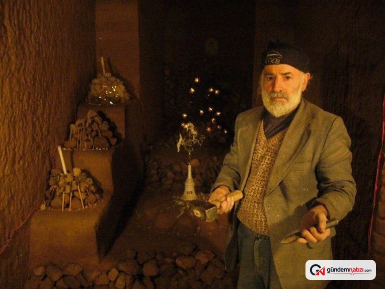 Patates için başlayan hikaye: Evinin altında devasa labirent