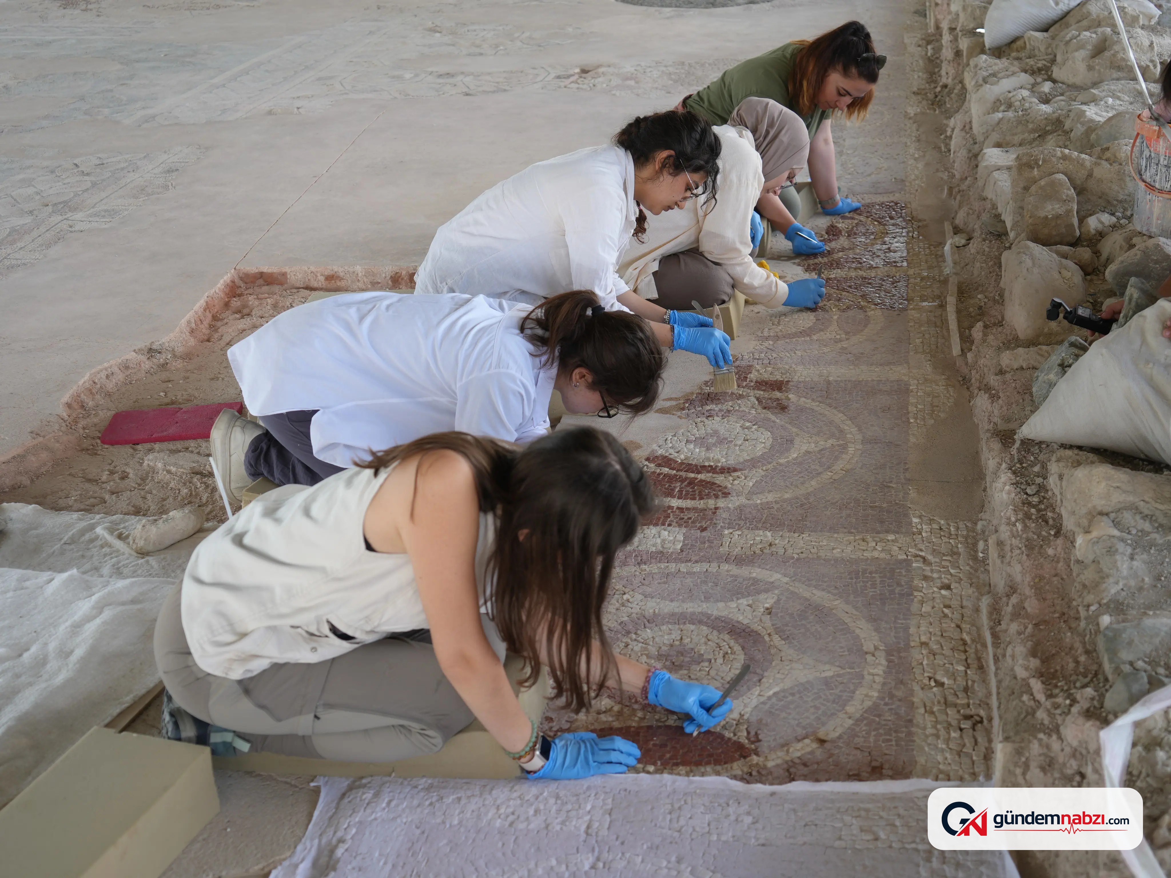 Karadeniz'de Roma villası ve mozaikler ortaya Çıktı