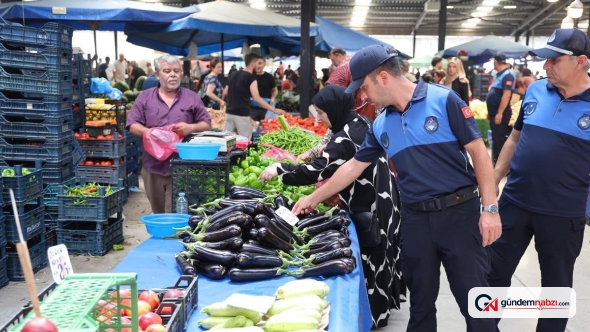 Kocaeli'nde semt pazarlarında tartı ve tezgah denetimi