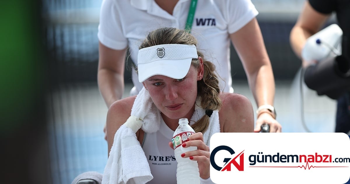 Tenisçi Ekaterina Alexandrova maç sırasında fenalaştı