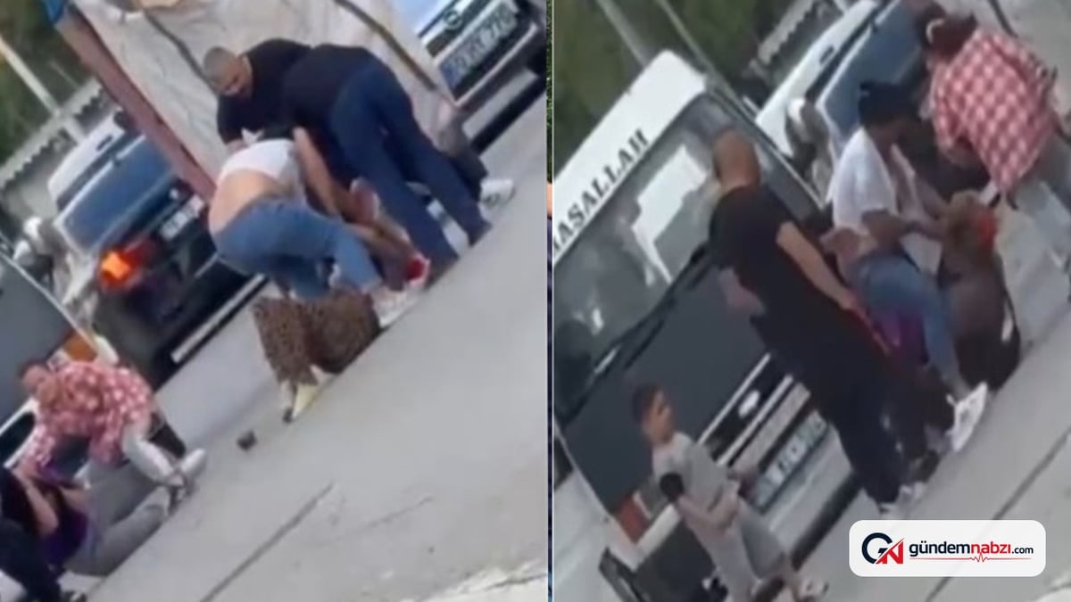 Kale Mahallesi'nde kadınlar arasında kavga çıktı